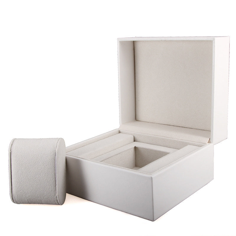 High-Grade PU Leather Flip Watch Storage Box - globaltradeleader