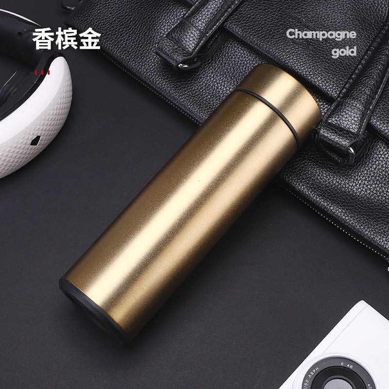 304 Stainless Steel Business Thermos Cup Temperature Cup Intelligent Temperature Thermos Cup Creative Vacuum Straight Body Cup Gift Cup