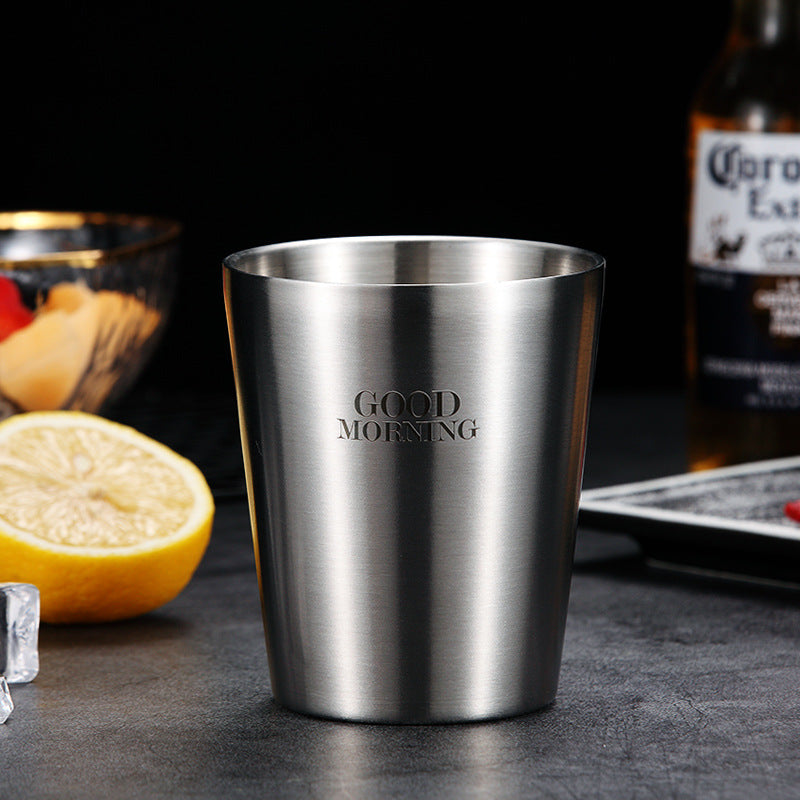 304 Stainless Steel Drop-proof Household Beer Mug