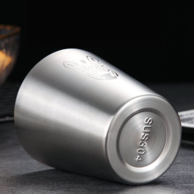 304 Stainless Steel Drop-proof Household Beer Mug