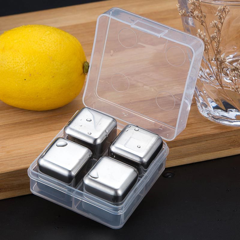 304 Stainless Steel Ice Cubes, Quick-frozen Ice Grains, Metal Ice Grains, Coffee Drinks, Whiskey Bars, Wine Sets, Creative Supplies