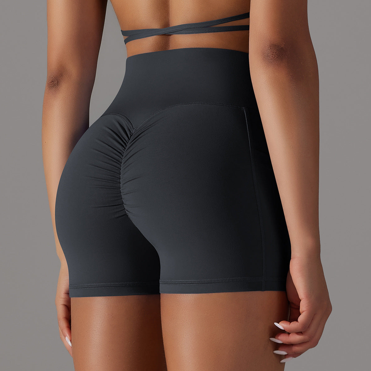 Yoga Shorts With Phone Pocket Design Fitness Sports Pants For Women Clothing - globaltradeleader