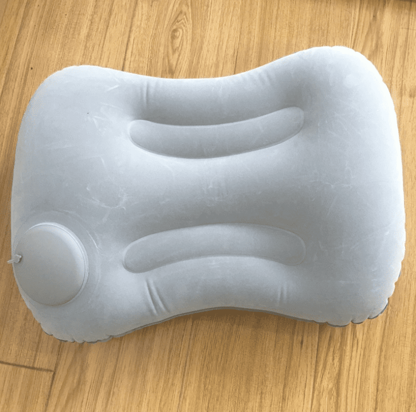 Inflatable pillow press inflatable pillow outdoor pillow office waist rely on portable travel cushion