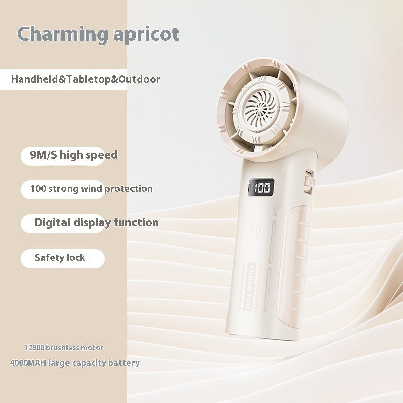 Large Wind Turbine Portable Handheld High-speed Fan - globaltradeleader