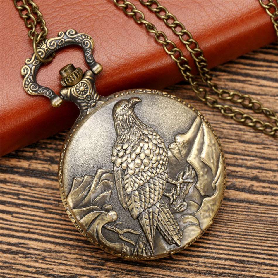 Eagle Bird Animal Pattern Pocket Watch