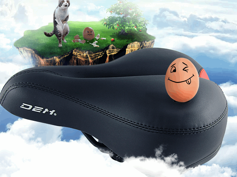 Bicycle seat cushion