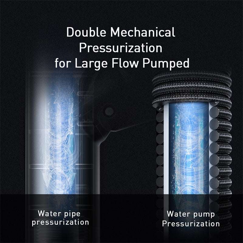 Jane Life Car Wash With Magic Telescopic Hose Water Injection Black