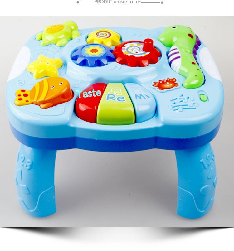 Early Education Study Table Light Music Marine Animal Study Table Parent-child Interaction Cognitive Toy - globaltradeleader