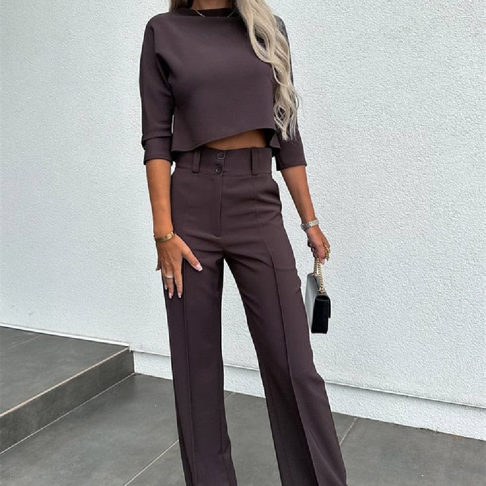 Fashion Tops High Waist Wide Leg - globaltradeleader