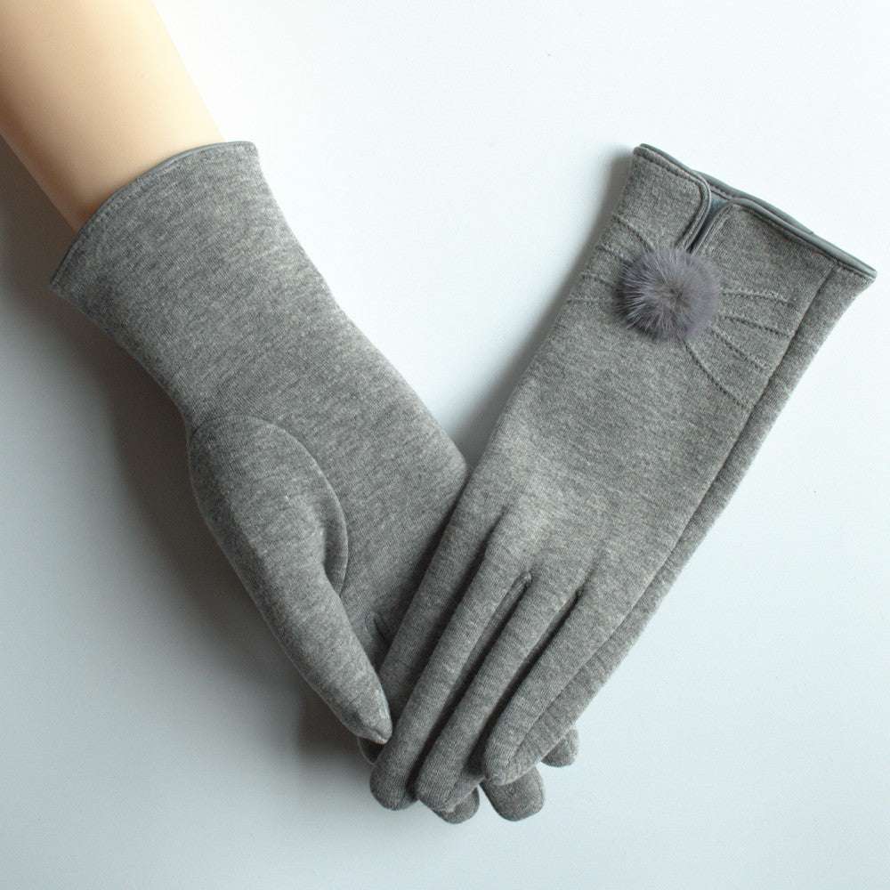 Women's Winter Warm Spun Velvet Gloves - globaltradeleader