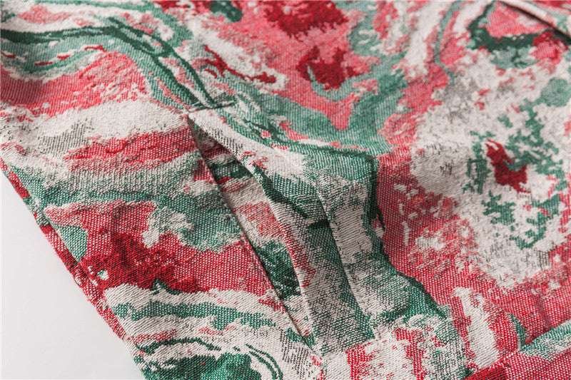 Men's Colorful Embroidered Casual Work Jacket