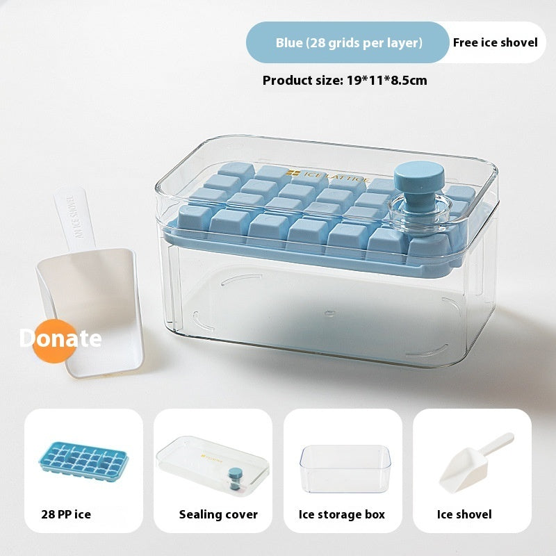 One-click Demoulding Tray Double Layer Pressing Ice Maker - globaltradeleader