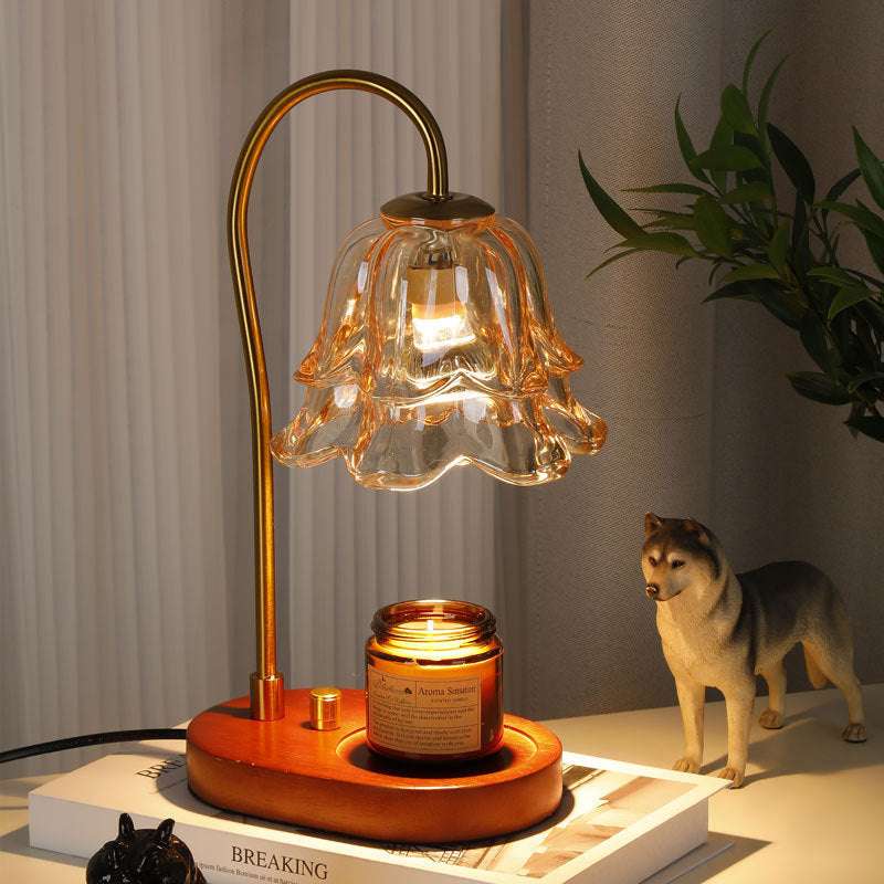 French Retro Bedroom Bedside Linglan Fragrance Lamp Wax Melting Lamp - globaltradeleader