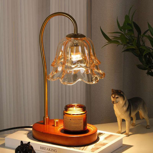 French Retro Bedroom Bedside Linglan Fragrance Lamp Wax Melting Lamp - globaltradeleader