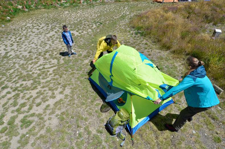 Tent Double Double Aluminum Pole Camping Outdoor Camping - globaltradeleader