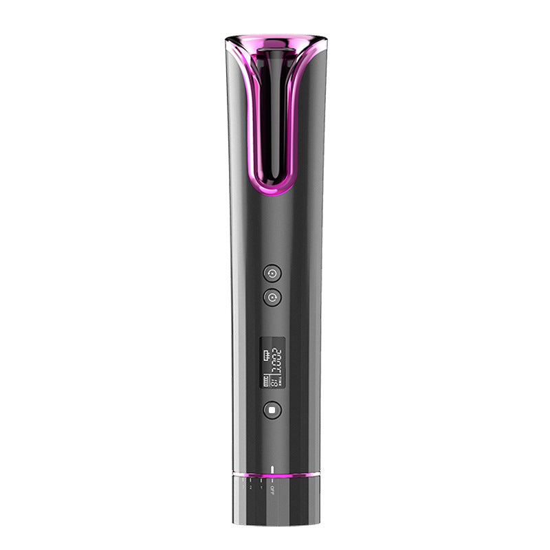 Automatic Hair Curler USB Cordless Wireless Auto Ceramic Curling Iron Hair Waver T Waves Iron Curling Wand Air Curler - globaltradeleader