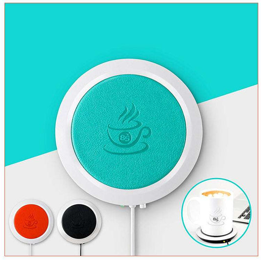 USB Powered Cup Warmer Mat Pad For Coffee Tea Beverage Drink Heating Cup Mat Tea Coffee Cup Mug Mat Creative New Year Gift - globaltradeleader