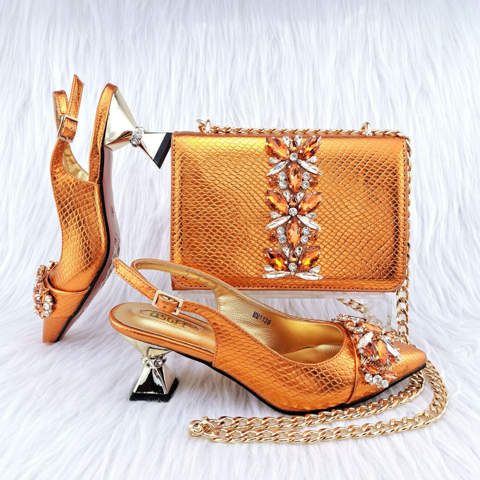 French Stiletto Heel Low Heel High Heels Can Be Crossbody Hand Bag - globaltradeleader