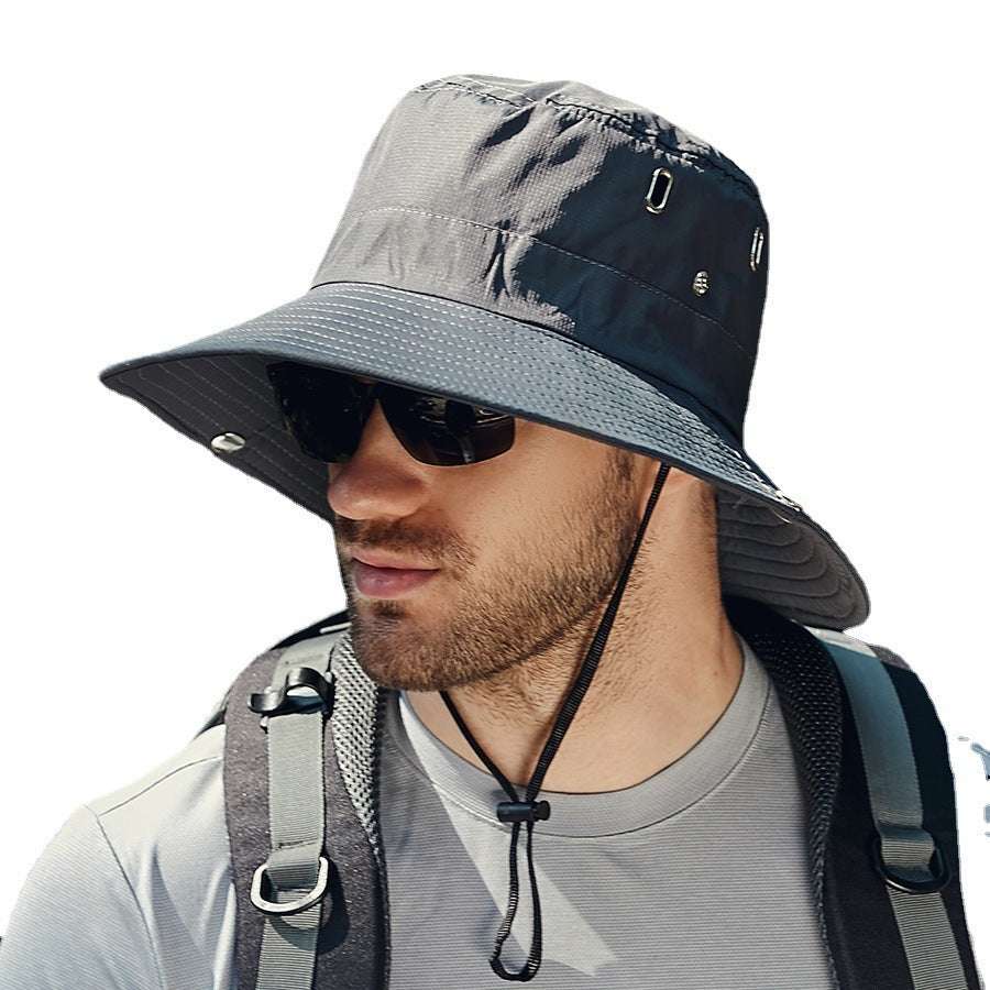 Summer New Men's Sun-shade Big Brim Sun Protection Hat - globaltradeleader