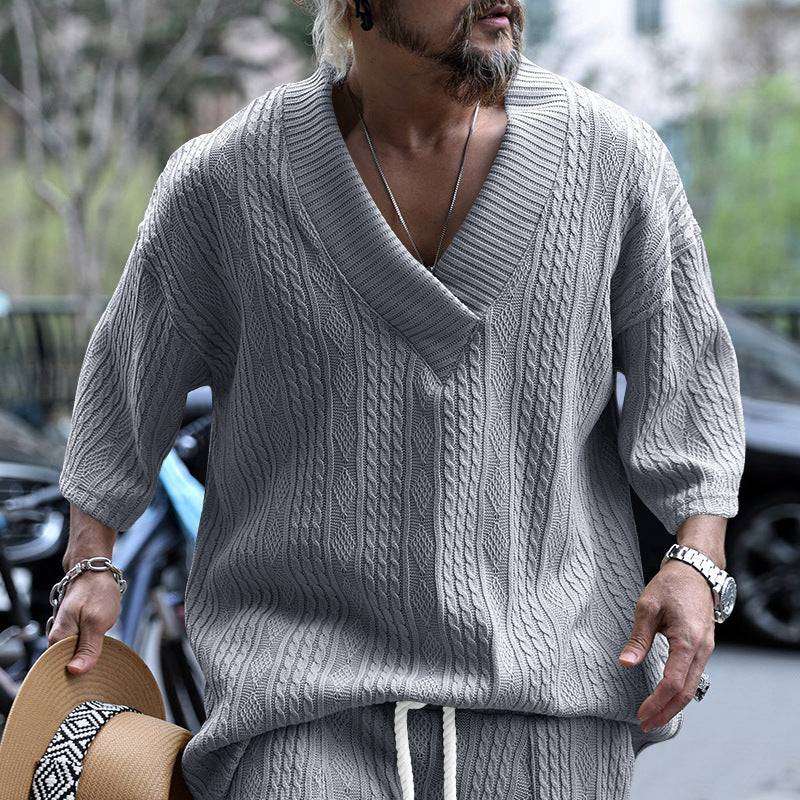 Men's Fashion Casual Loose Short Sleeves - globaltradeleader