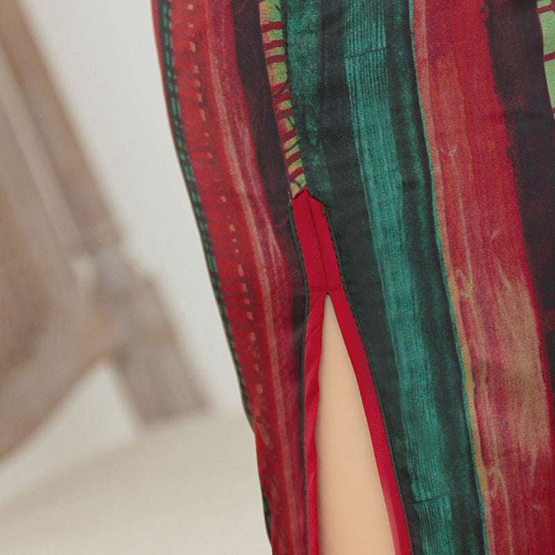 Elegant Retro Catwalk Improved Female Cheongsam