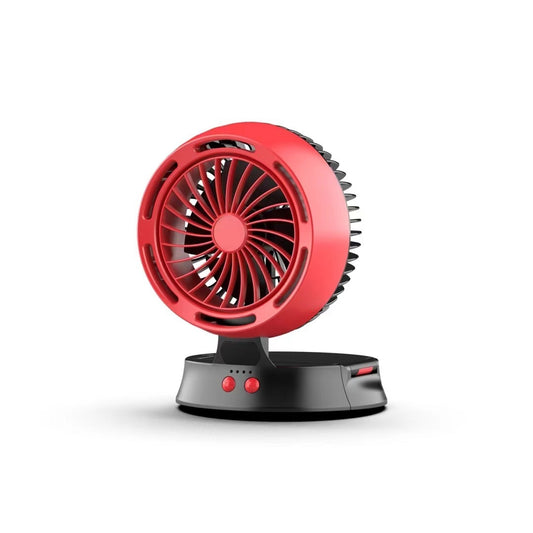 Solar Vertical Camping Fan Desk Mute Lighting Fan - globaltradeleader