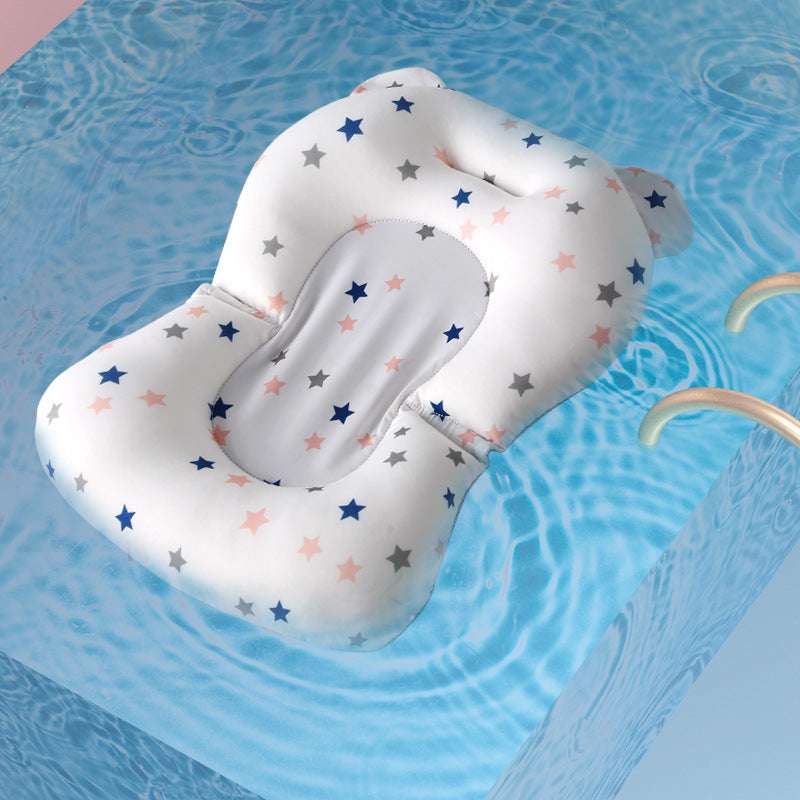 Baby Bath Seat Support Mat Foldable Baby Bath Tub Pad &