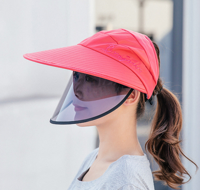 Cycling protective sun hat