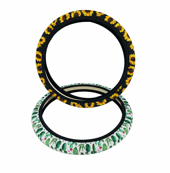 Neoprene car/girl steering wheel