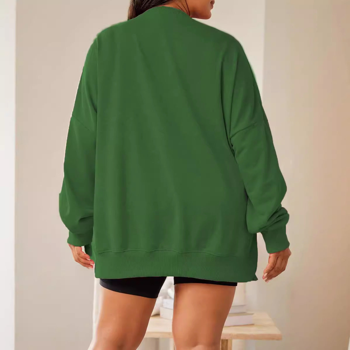 Women's Christmas Sequined Top Loose Casual Long Sleeves Sweater - globaltradeleader