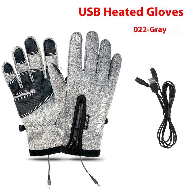 USB Electric Heating Heating Gloves Winter Outdoors Sports Skiing Warm Waterproof Non-slip - globaltradeleader