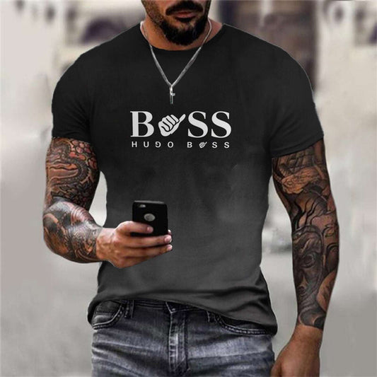 Men's Printed Fashion Fashion Short Sleeve Casual - globaltradeleader