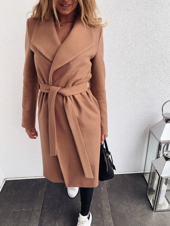 Woolen coat trench coat - globaltradeleader