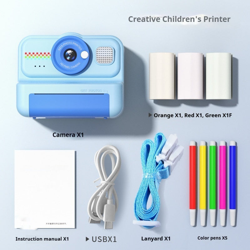 HD Photo And Video Instant Printing Camera - globaltradeleader