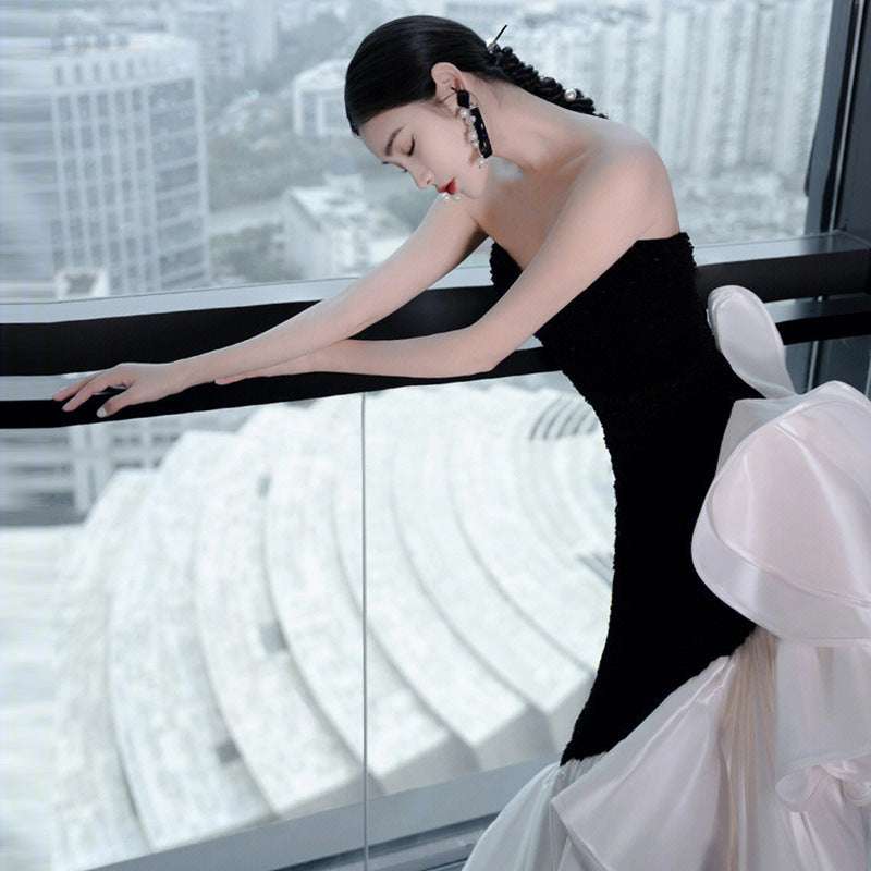 Tube Top Evening Gown - globaltradeleader