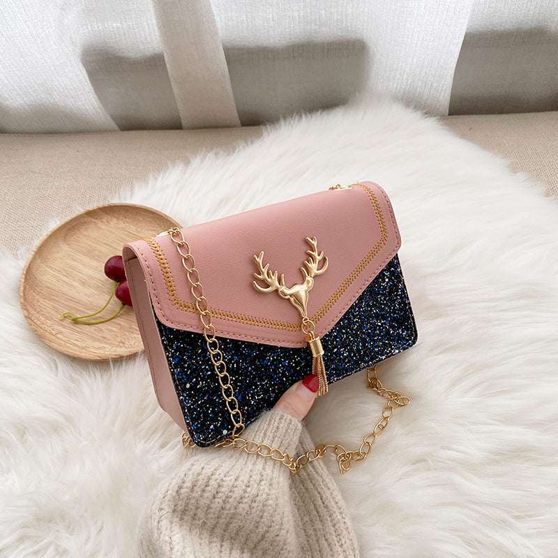 Small Square Bag 2021 Fashion Shoulder Bags For Women Crossbody Daily Wild Chain Simple Leather Female Messenger Phone Wallet