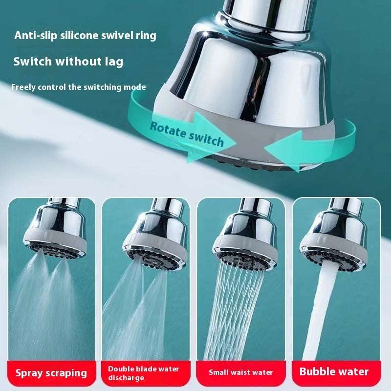 Extender Universal Rotation Supercharged Shower Water Faucet - globaltradeleader