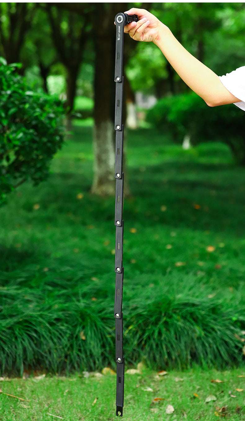 Bicycle Password Folding Anti-theft Bicycle Chain Lock Riding Equipment