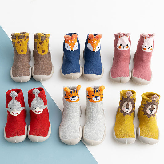 Men And Women Baby Cute Cartoon Children Floor Socks