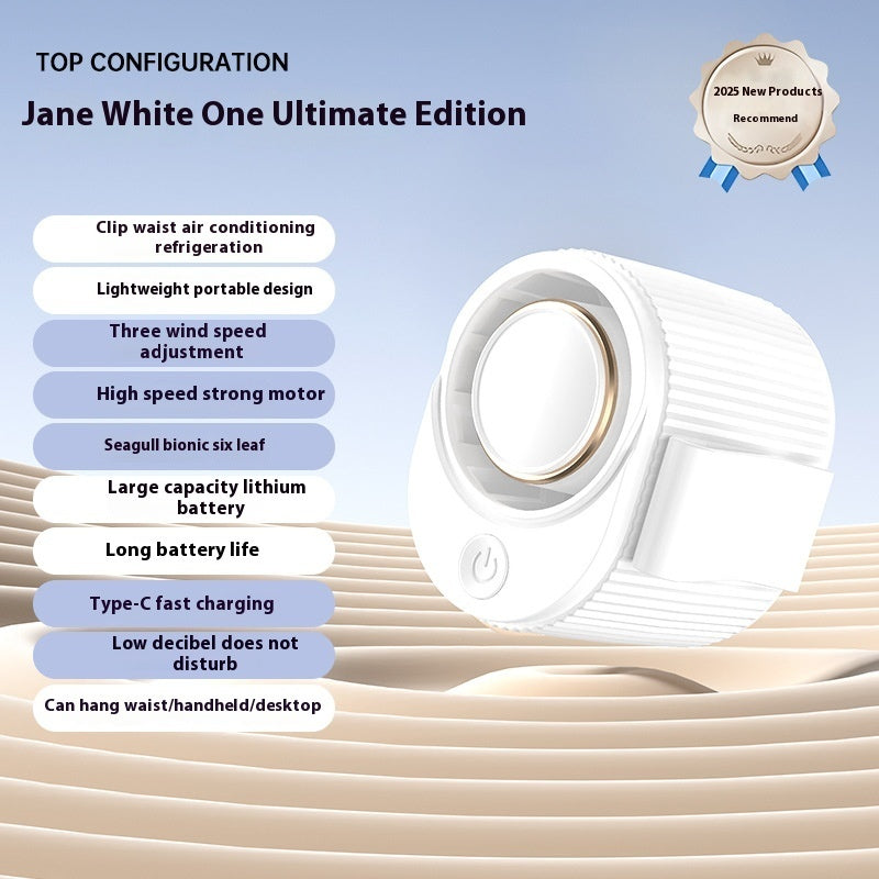 High Speed Wrist Hanging Fan Usb Charging Back Clip Little Fan - globaltradeleader