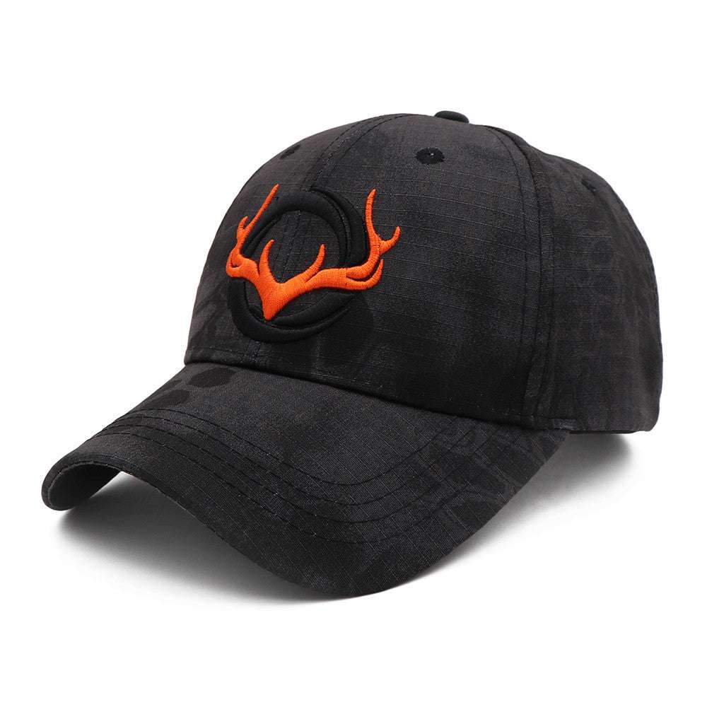 Little elk hunting baseball cap animal embroidery camouflage cap - globaltradeleader