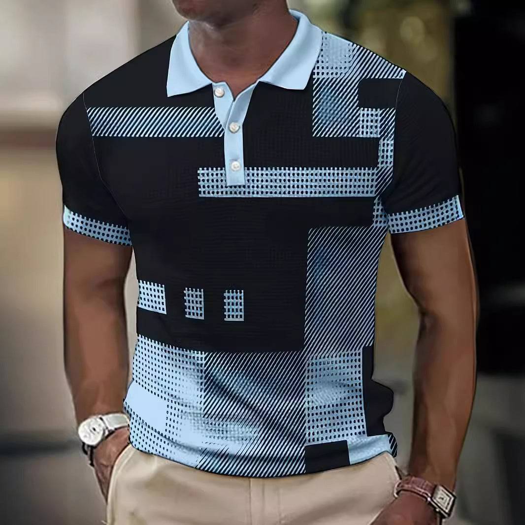 3d Fafger Digital Printing Sports Men's Short Sleeve - globaltradeleader