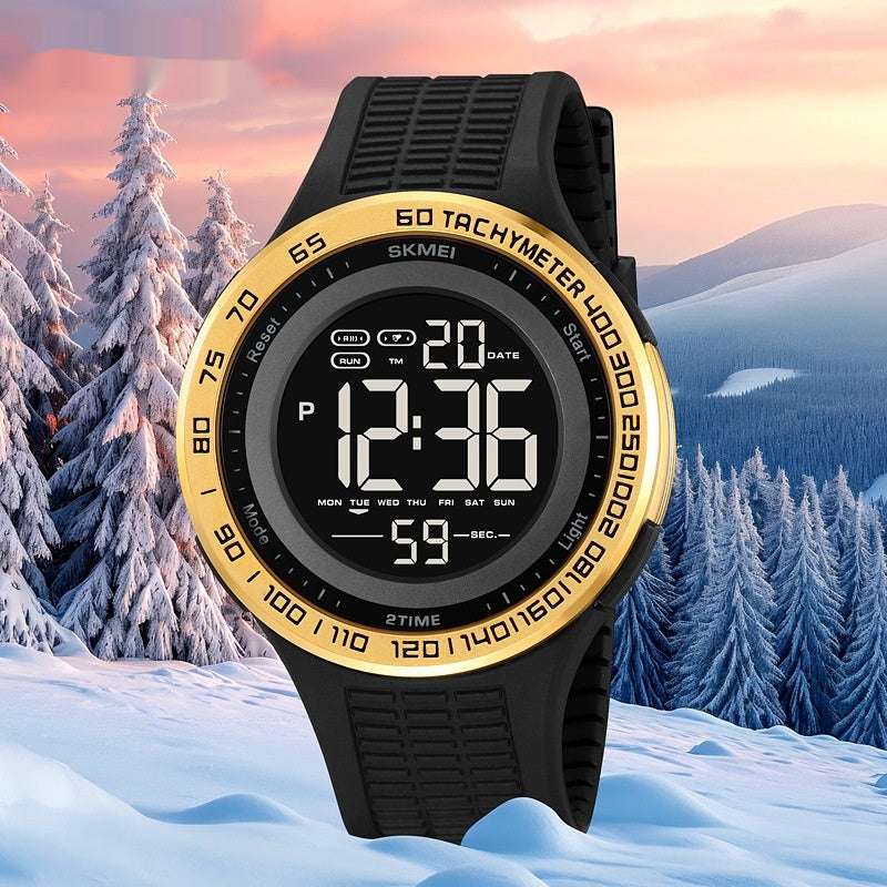 Men's Stylish And Versatile Electronic Watch Luminous Waterproof - globaltradeleader