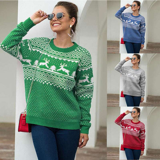Pullover fawn sweater - globaltradeleader