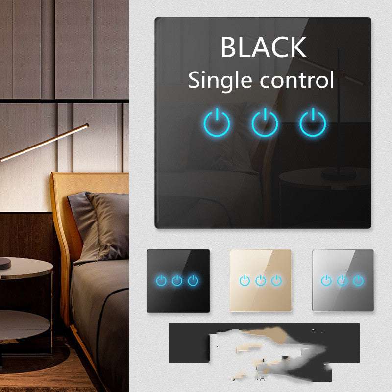 Wall touch screen sensor switch