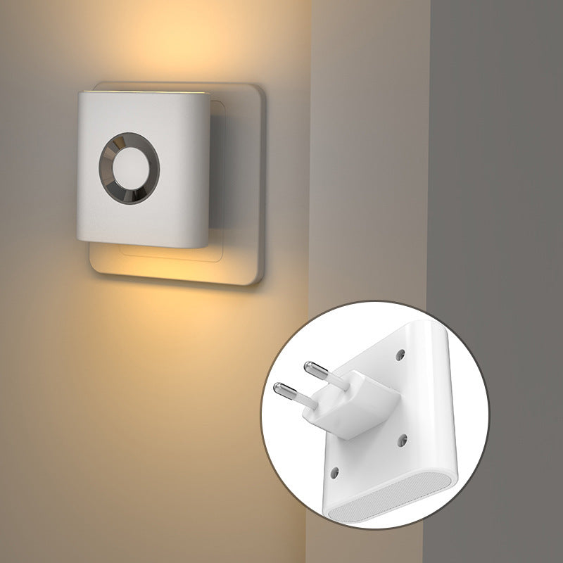 Human Body Small Night Corridor Bedroom Plug-in Induction Lamp - globaltradeleader