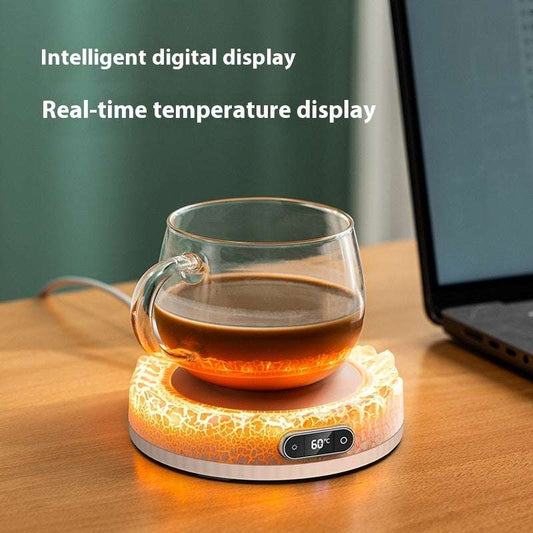 Constant Temperature Cup Warming Holder Intelligent Number Insulated Coaster - globaltradeleader