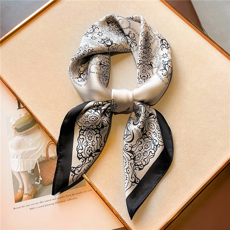 New Women's Scarves 70cm Love Bird Letter Pattern