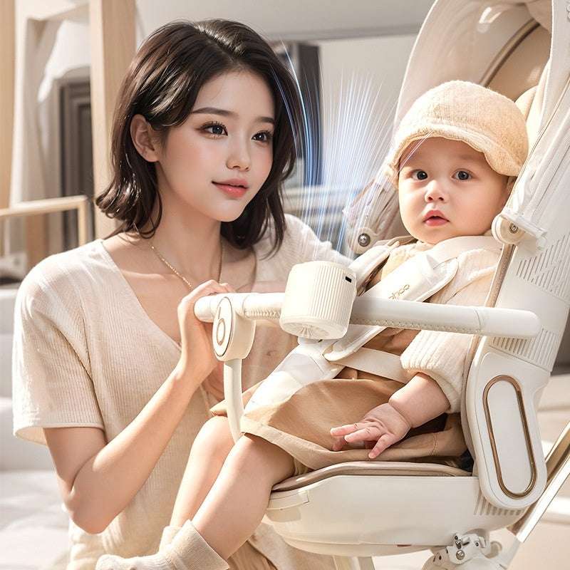 High Speed Wrist Hanging Fan Usb Charging Back Clip Little Fan - globaltradeleader