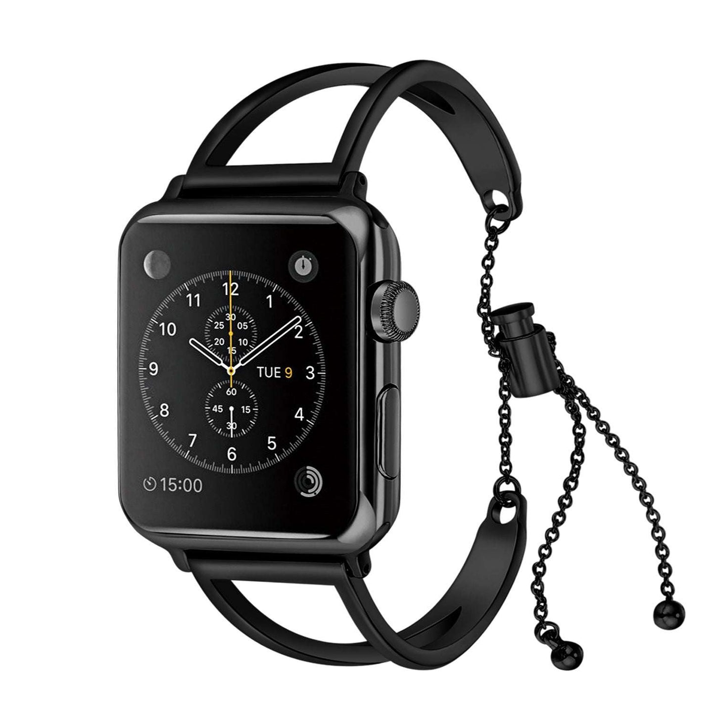 Compatible with Apple, Watch Bands Adjustable Stainless Steel Strap / iWatch series 3 2 1 (38mm/42mm) - globaltradeleader